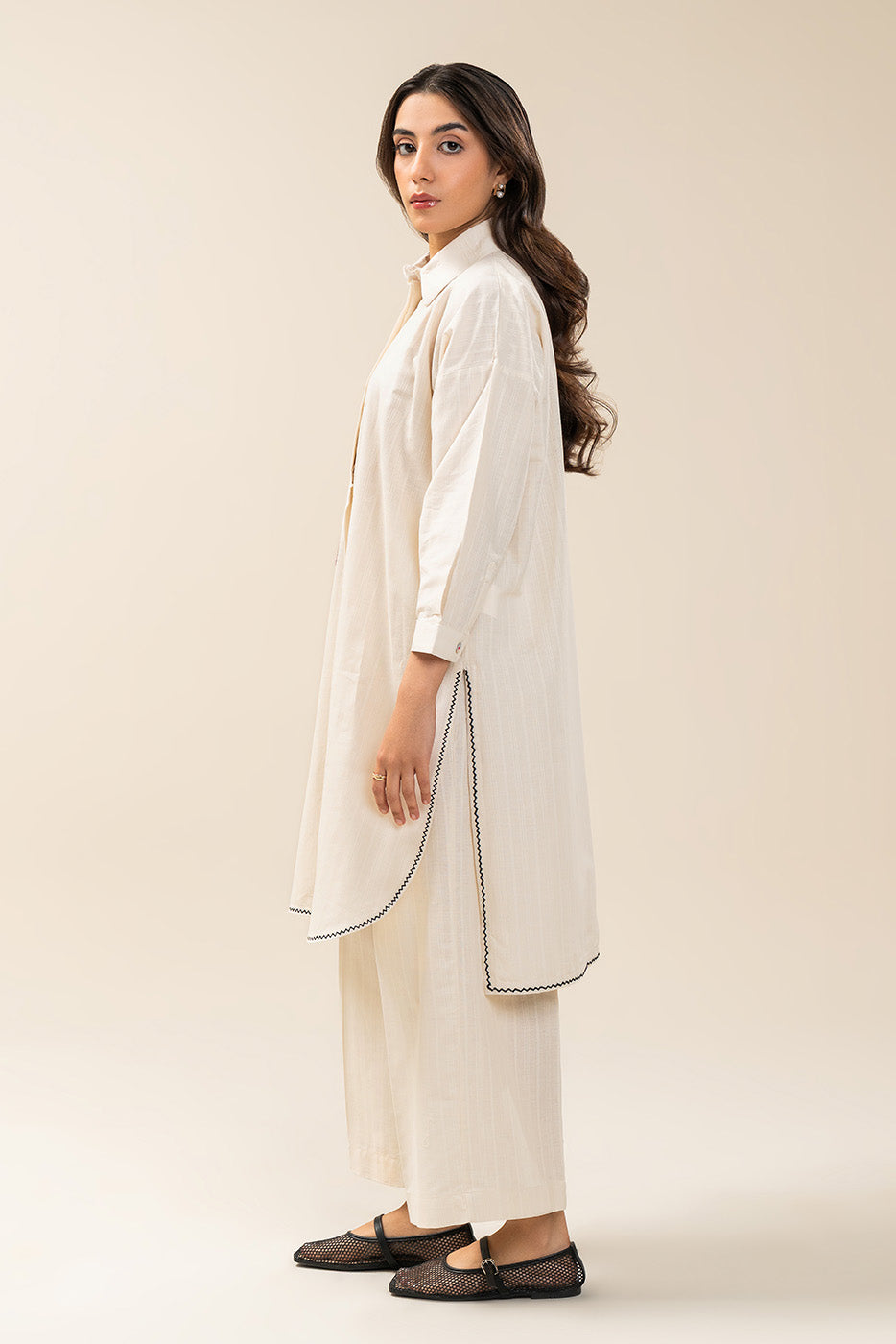 2 PIECE BASIC DOBBY SUIT (PRET)