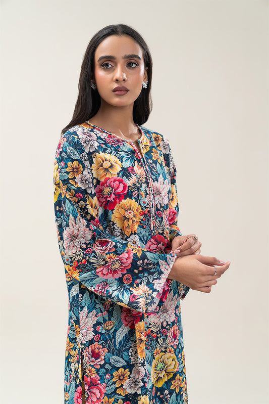 2 PIECE PRINTED KHADDAR SUIT (PRET)