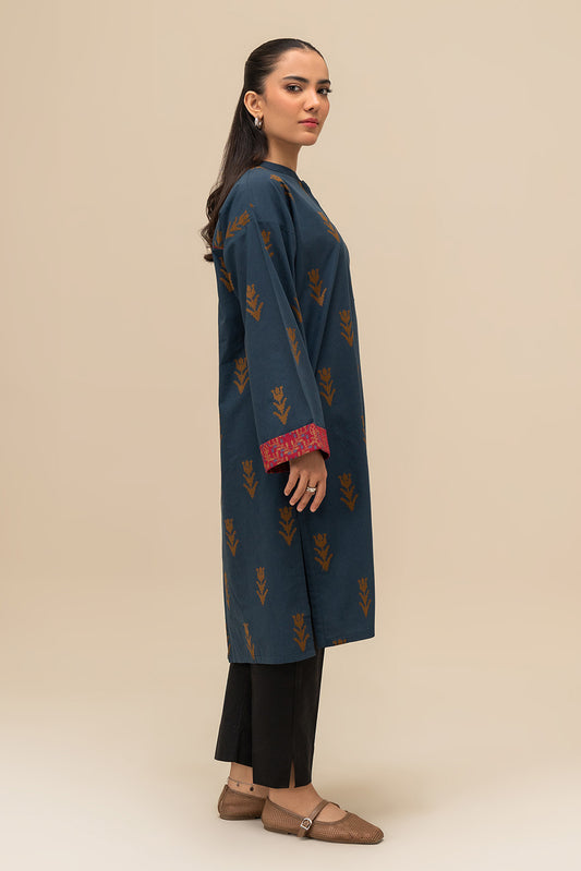 EMBROIDERED JACQUARD SHIRT (PRET)