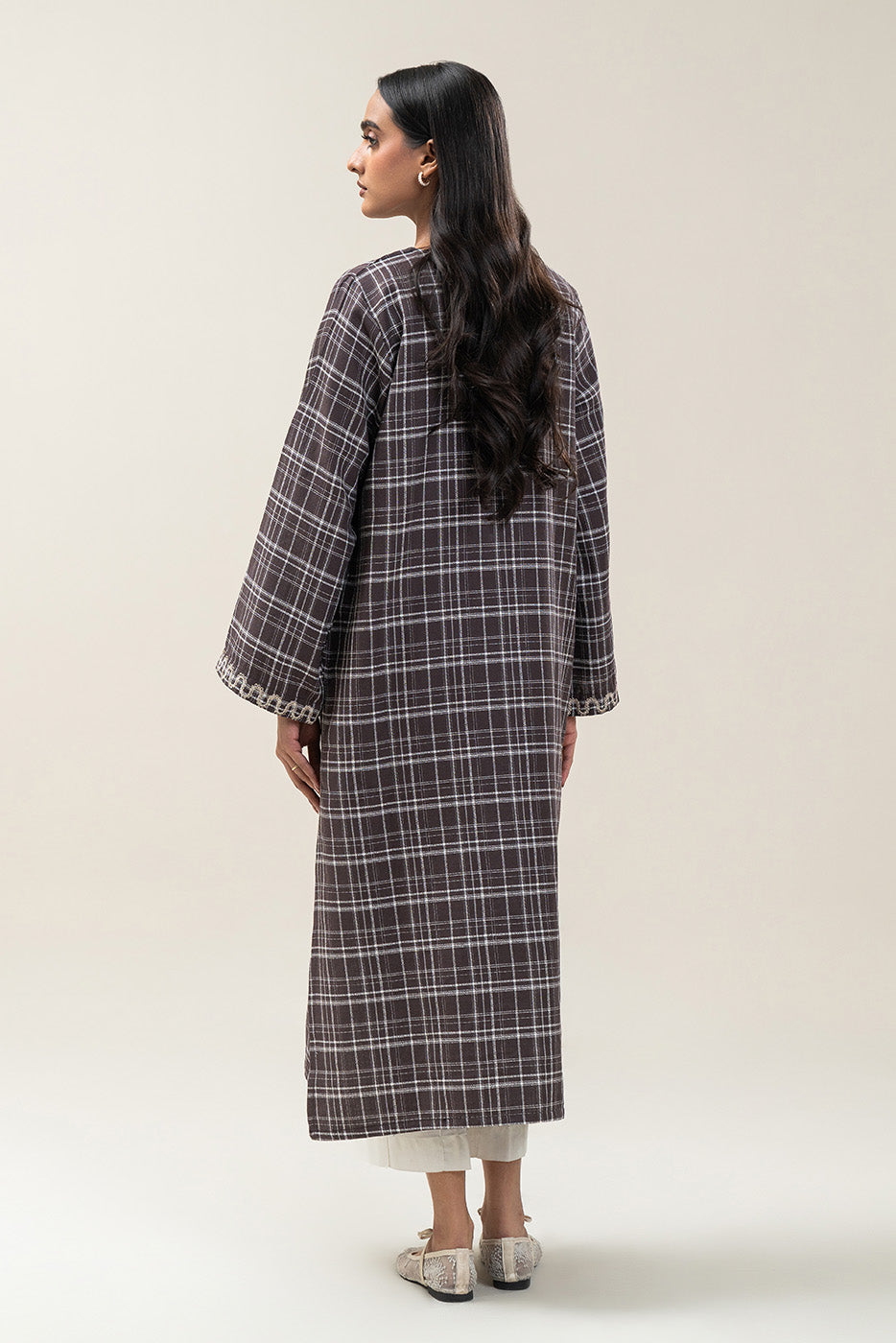 EMBROIDERED DOBBY SHIRT (PRET)