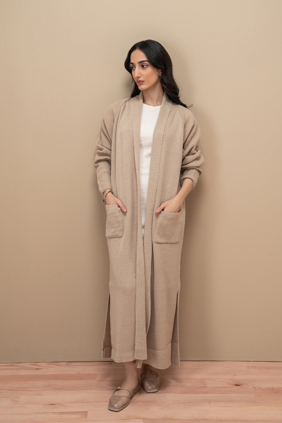 RAGLAN FULL LENGTH SHRUG