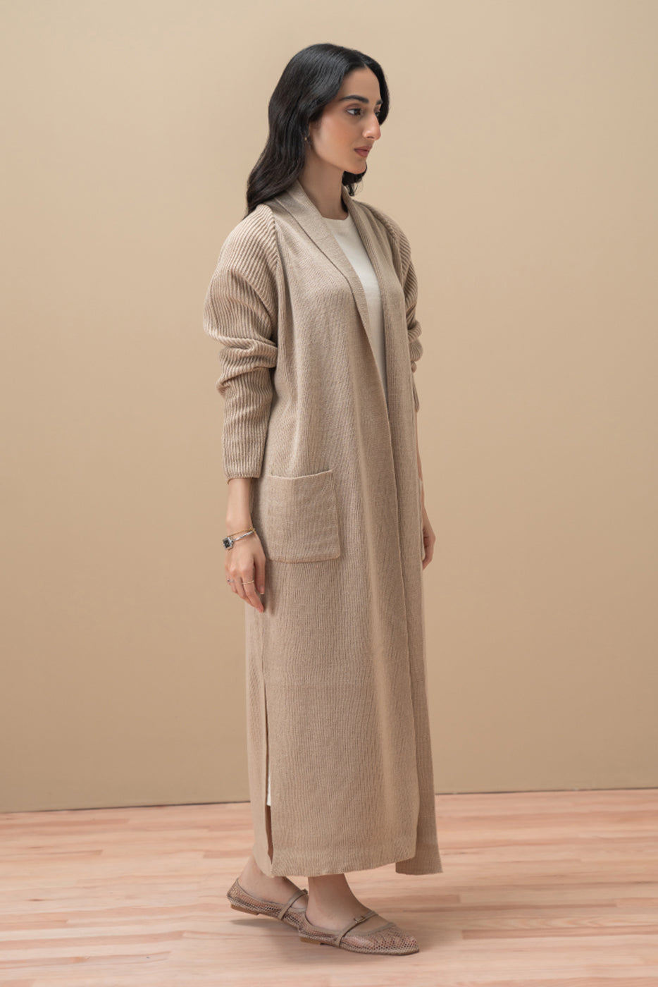 RAGLAN FULL LENGTH SHRUG