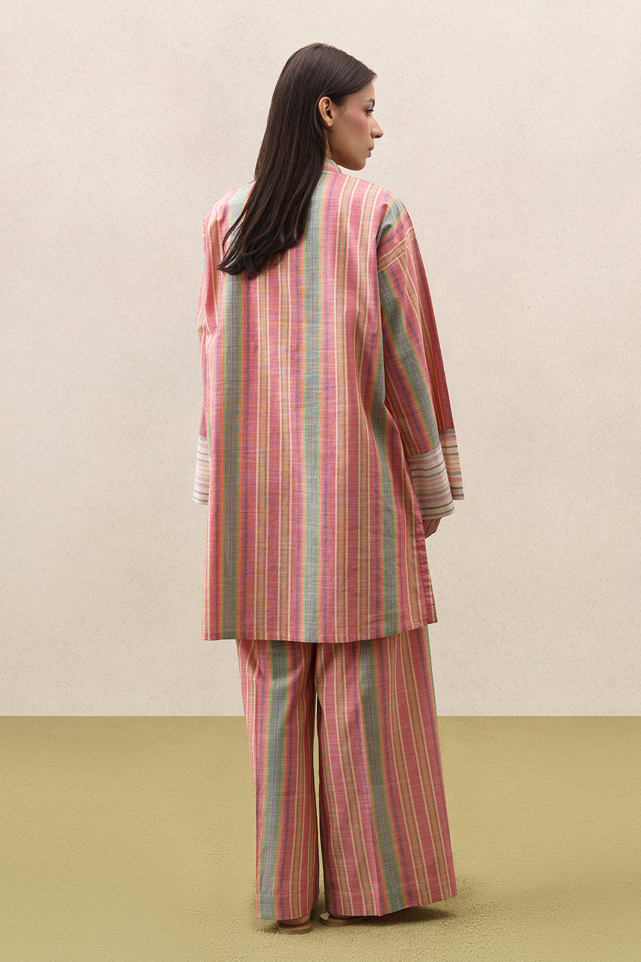 2 PIECE SOLID YARN DYED SUIT (PRET)