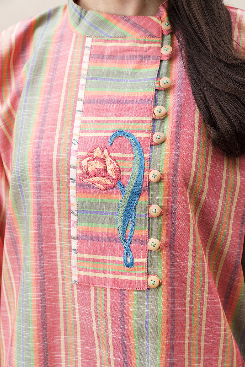 2 PIECE SOLID YARN DYED SUIT (PRET)