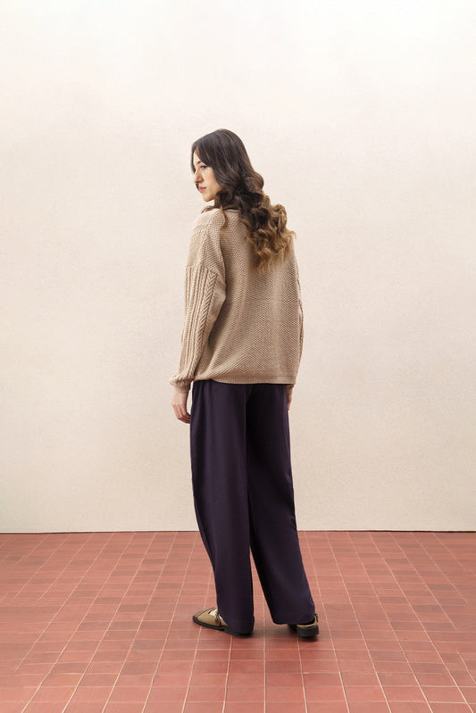 CASHMERE TOUCH MULTI WEAVE KNITTED SHRUG