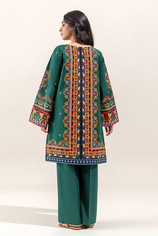 1 PIECE PRINTED LAWN SHIRT - PINE TRIBE (UNSTITCHED)