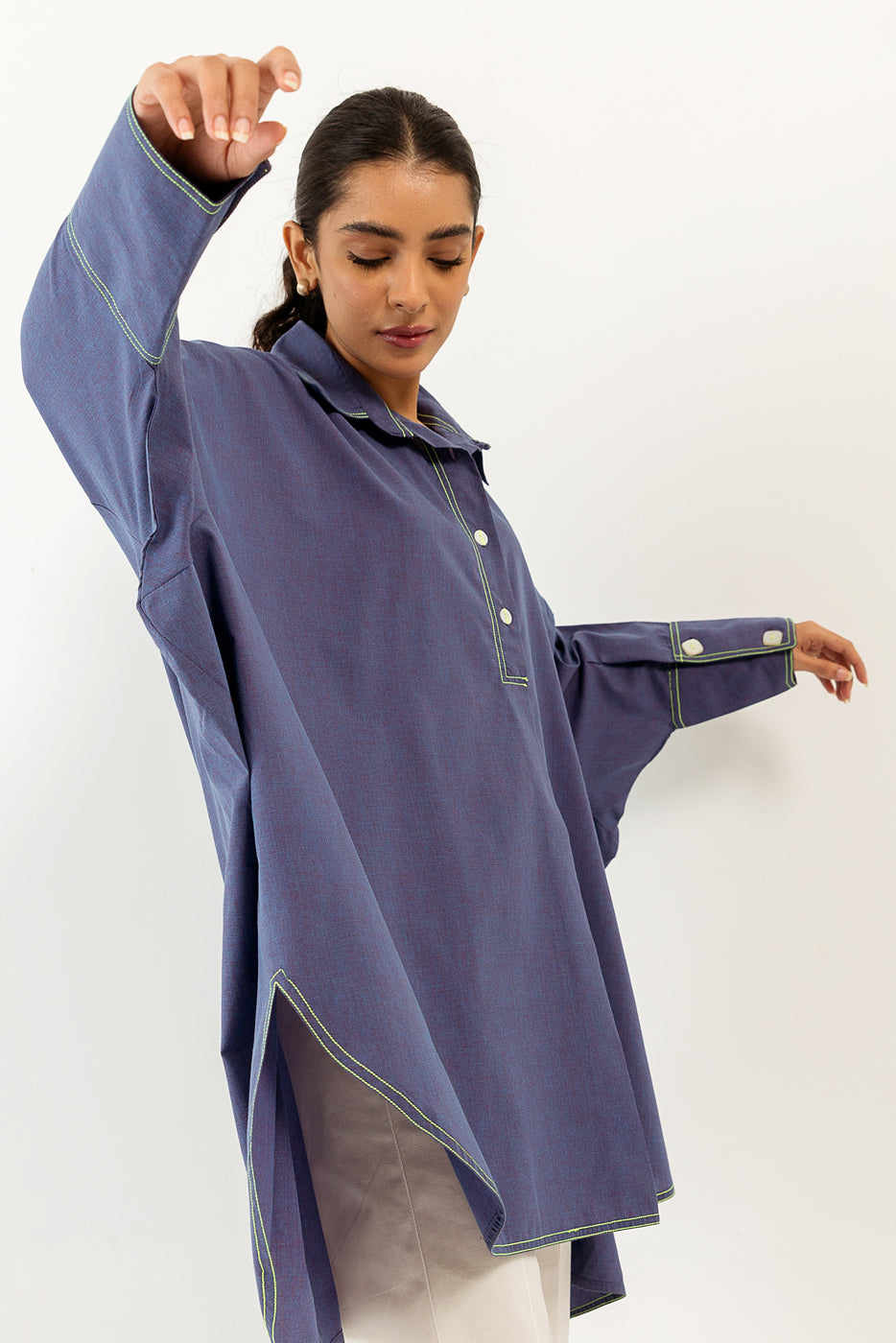 BASIC CHAMBRAY SHIRT (PRET)