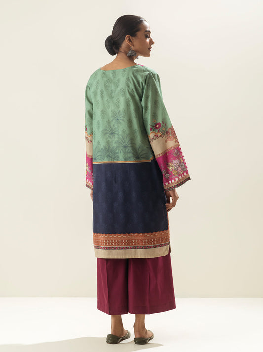 1 PIECE - PRINTED LAWN SHIRT - VIVID ORIGINS MORBAGH SU_23   