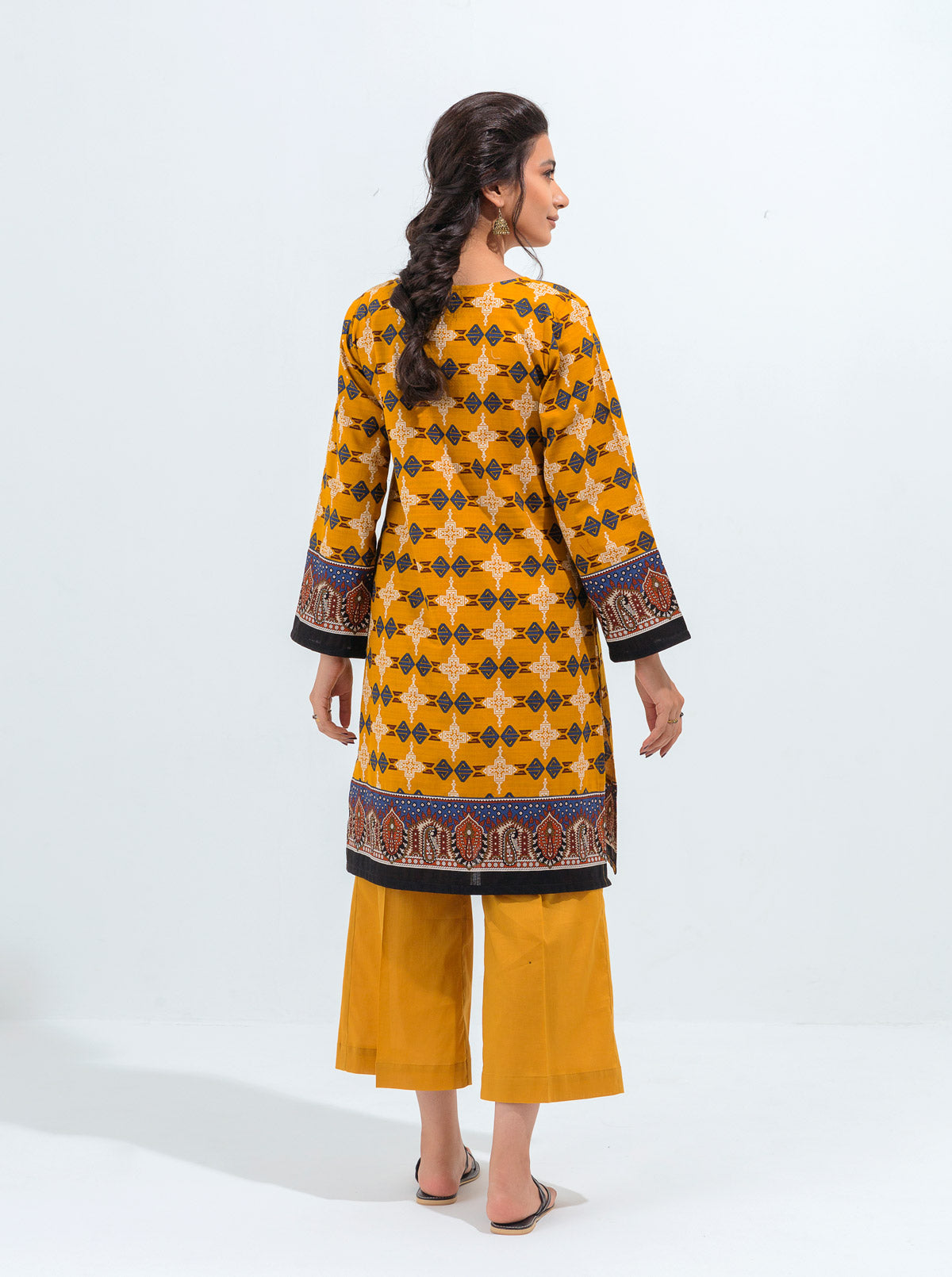 2 PIECE - PRINTED KHADDAR SUIT - SUN SOAKED MORBAGH WN_21   