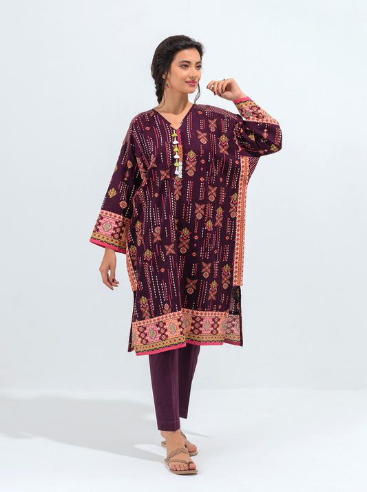 2 PIECE - PRINTED KHADDAR SUIT - ELEGANT GLEAM MORBAGH WN_21   