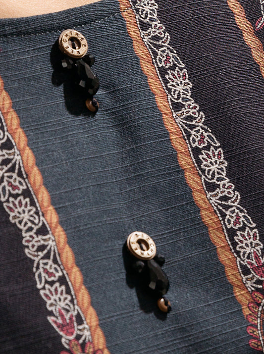 3 PIECE - PRINTED KHADDAR SUIT - ETHNIC PAISLEYS MORBAGH WN_22   