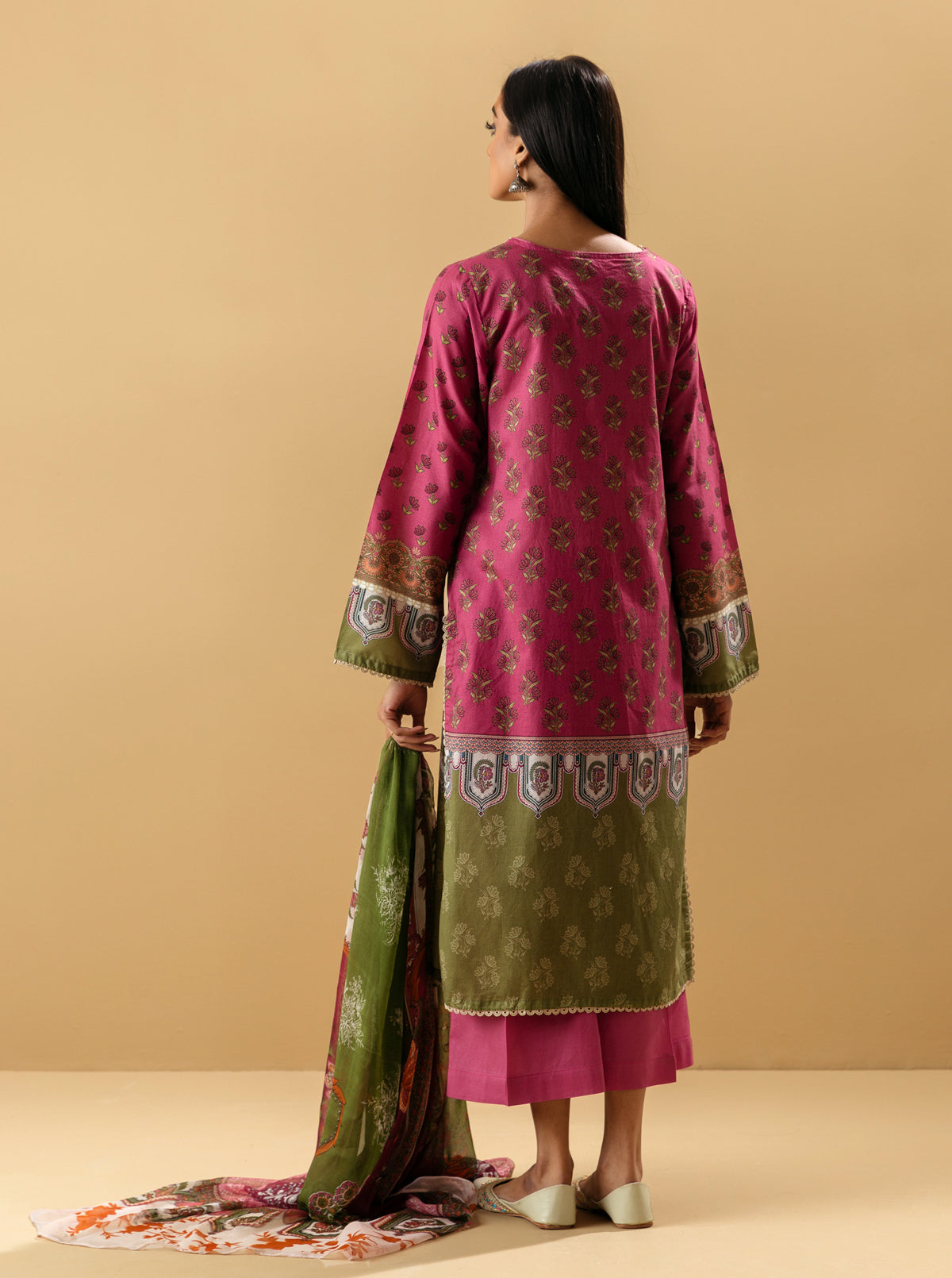 3 PIECE - EMBROIDERED LAWN SUIT - ETERNAL BLISS MORBAGH SU_22   