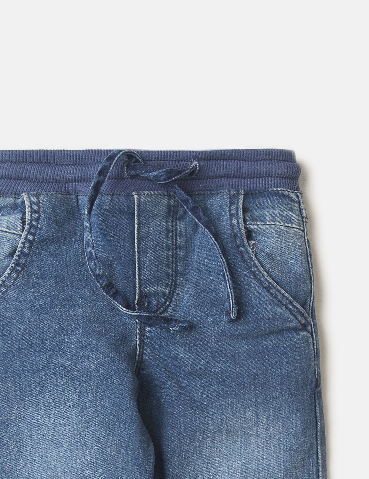 Ribbed Waist Band Jeans (6273817641112)