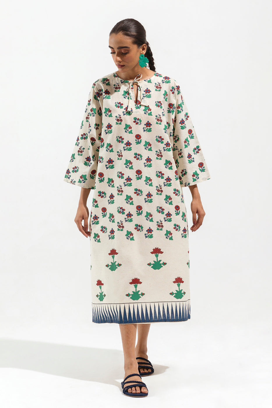 BLOCK PRINTED DRESS