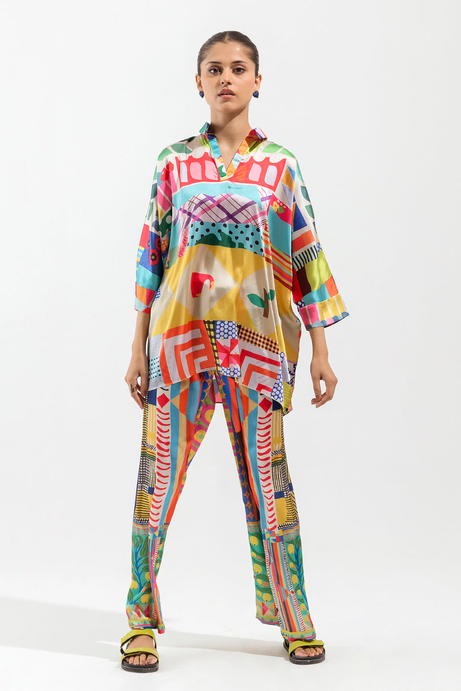 Abstract Printed Co-Ord Set - BEECHTREE