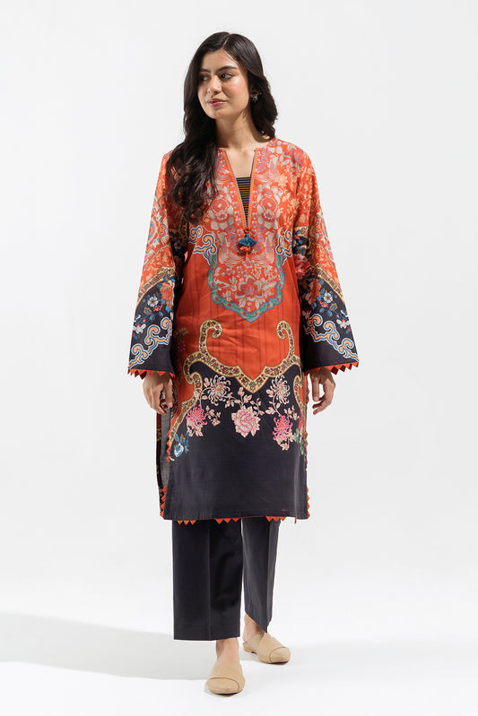 1 PIECE - PRINTED LAWN SHIRT - CHINESE VERVE