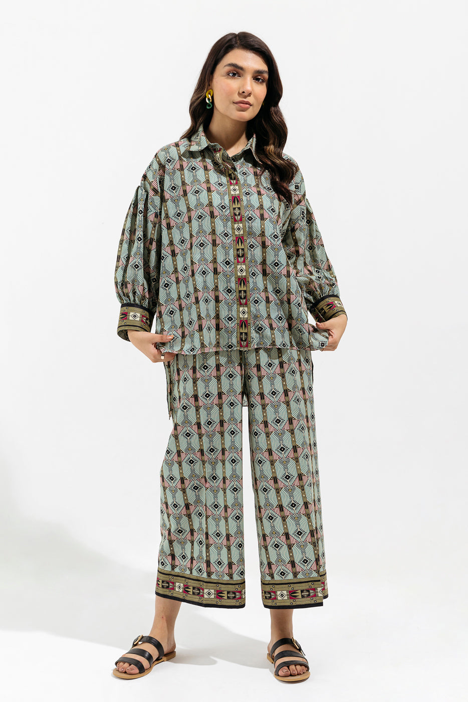 Gypsy Pistachio Printed Lawn Suit - Stylish 2-Piece Ensemble"