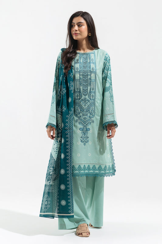 Tiffany Maze Embroidered Lawn Suit - Unveil elegance in this chic 2-piece ensemble.