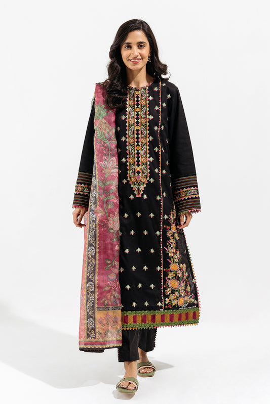 Onyx Dream Embroidered Lawn Suit - Stylish 2-Piece Ensemble