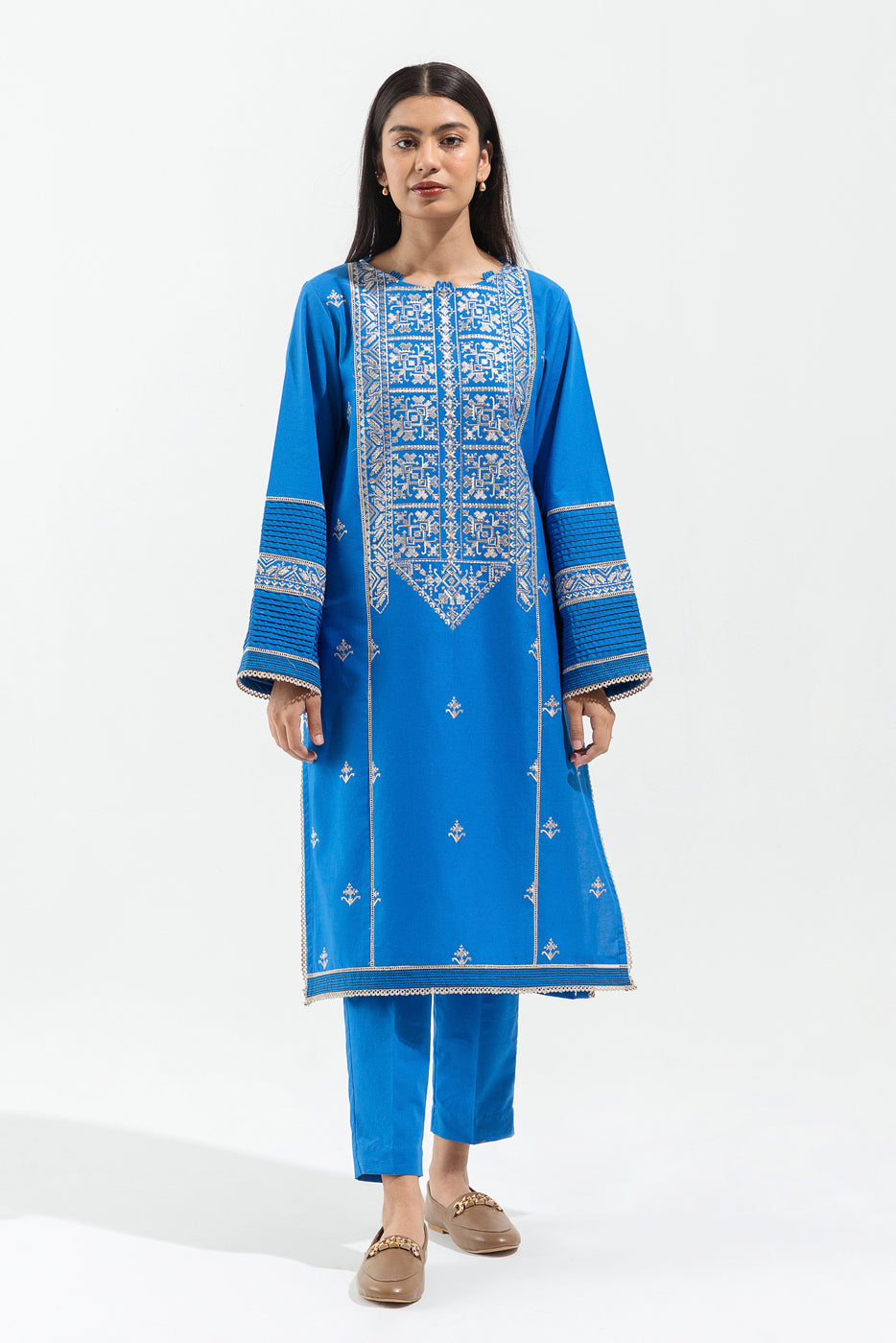 2 PIECE - EMBROIDERED  KHADDAR SUIT - DIVINITY DREAM