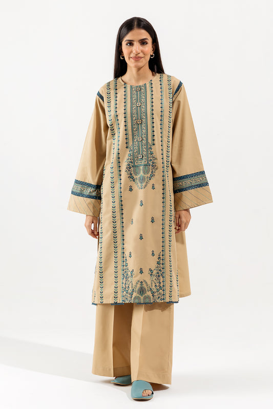 2 PIECE - EMBROIDERED KHADDAR SUIT - ETHNIC CHIC