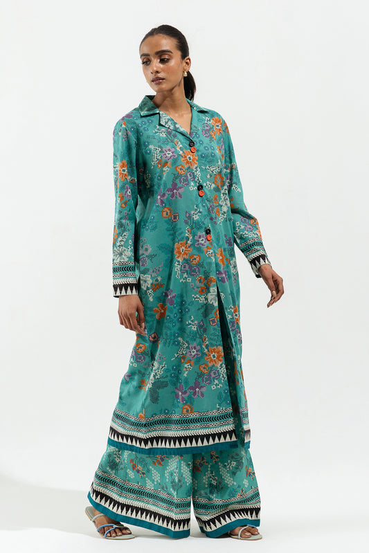 Spring Breeze Printed Lawn Suit - Stylish 2-Piece Ensemble"