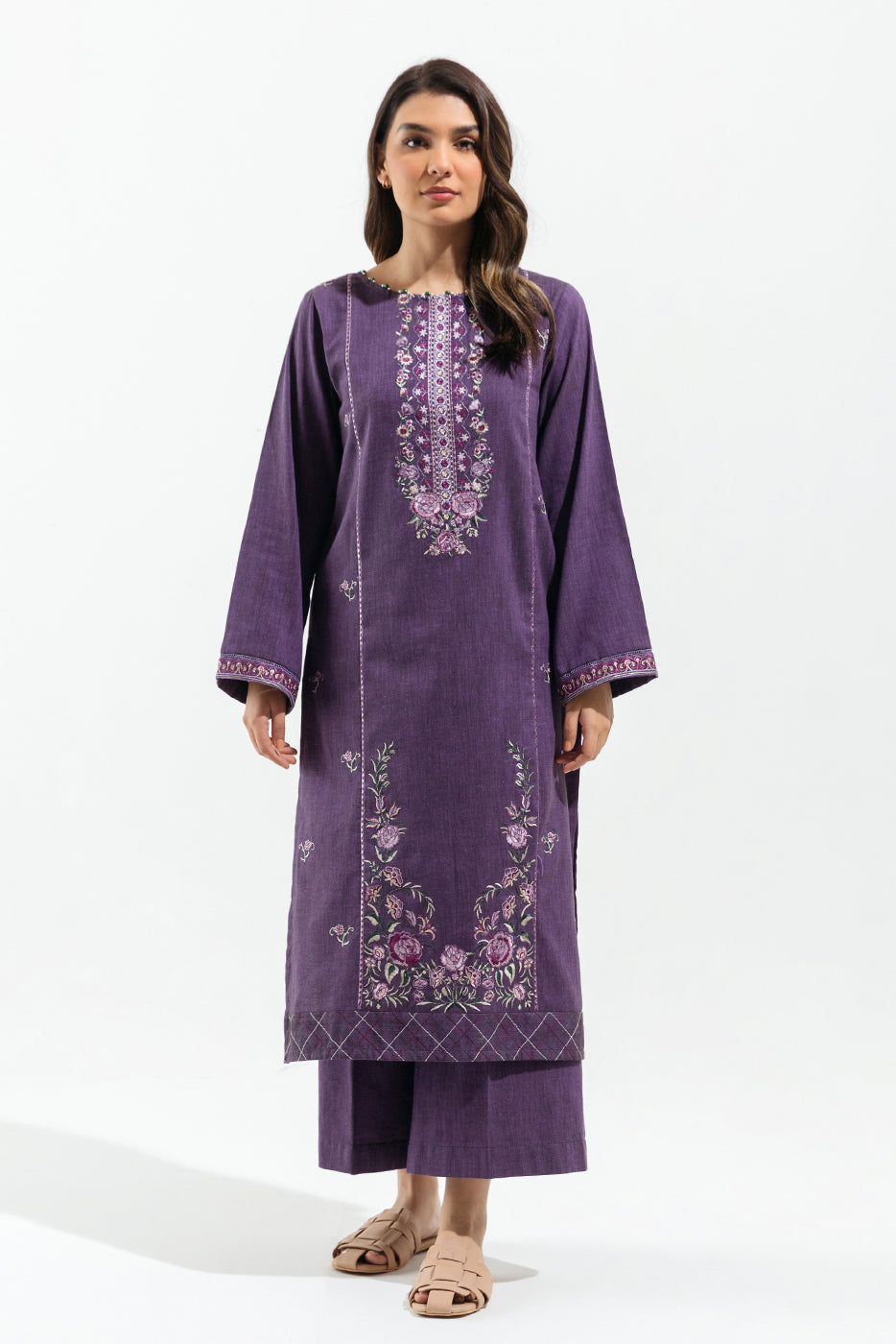 2 PIECE - EMBROIDERED KHADDAR SUIT - IRIS TALE