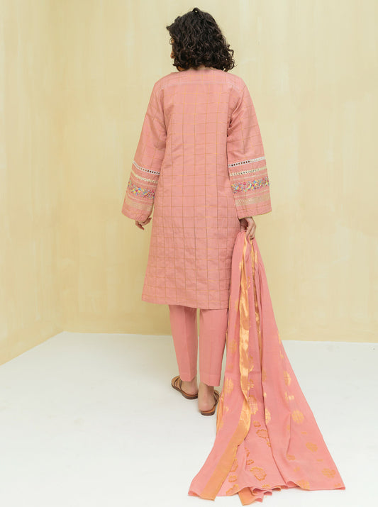 EMBROIDERED SHIRT WITH DUPATTA