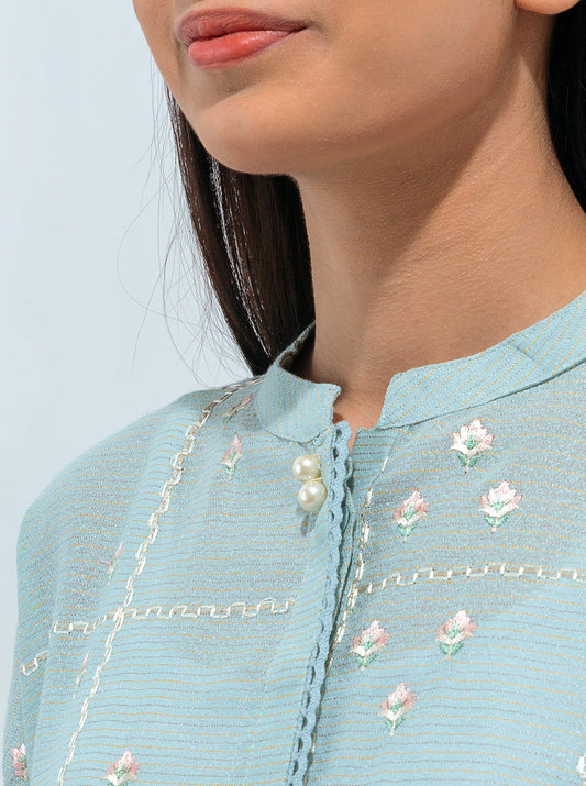 EMBROIDERED SHIRT WITH DUPATTA