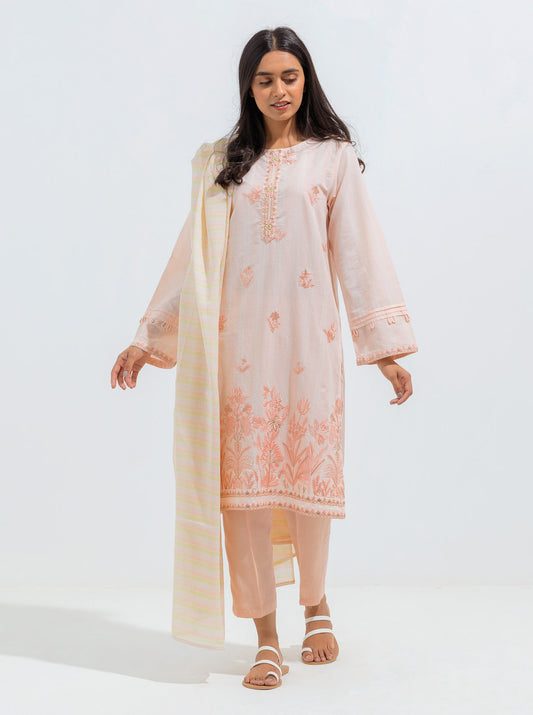 EMBROIDERED SHIRT WITH DUPATTA