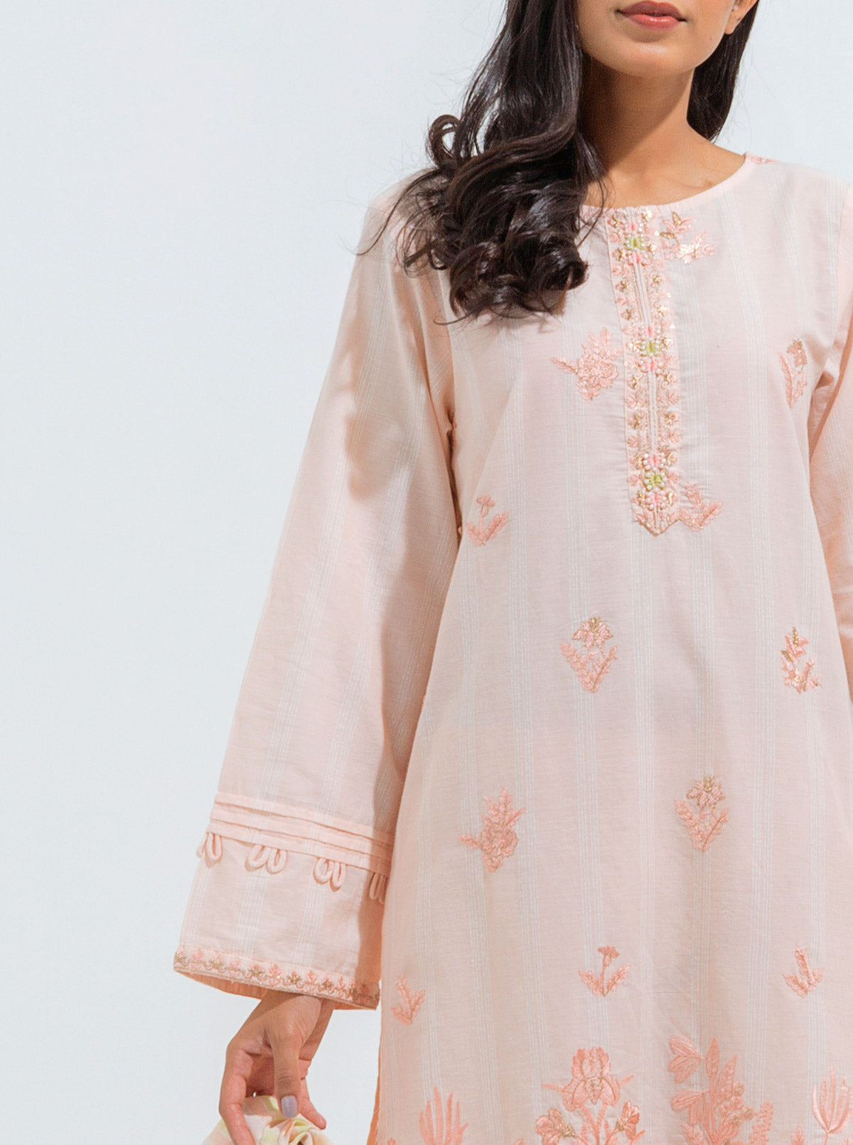 EMBROIDERED SHIRT WITH DUPATTA