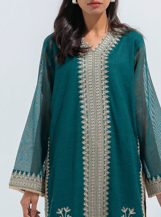 EMBROIDERED SHIRT WITH DUPATTA