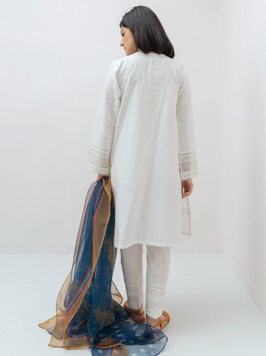 EMBROIDERED SHIRT WITH DUPATTA