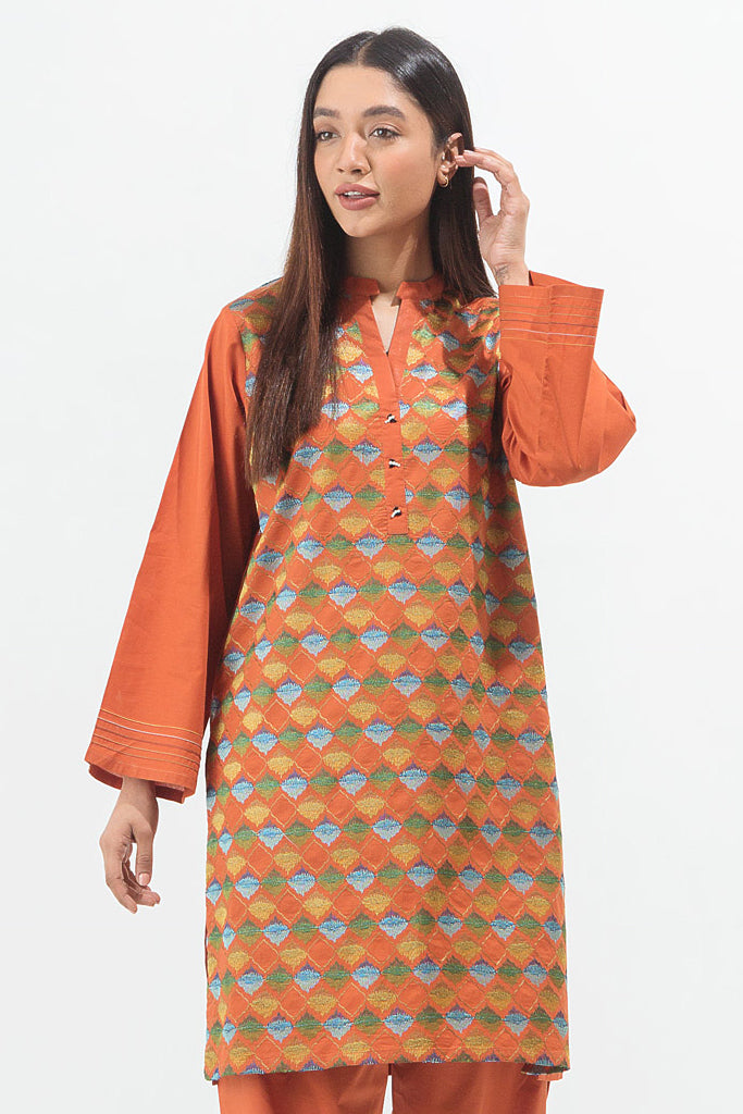 Embroidered Shirt With Shalwar