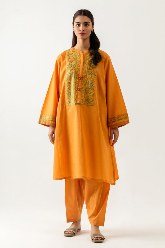 Embroidered Shirt With Shalwar