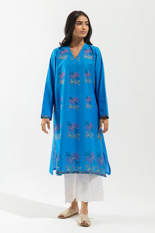 EMBROIDERED LAWN SHIRT(PRET)