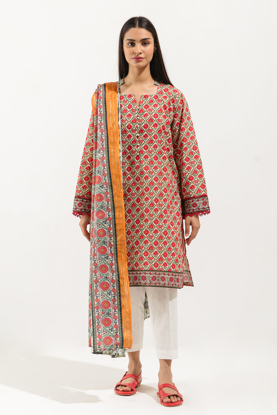 BASIC SHIRT WITH DUPATTA