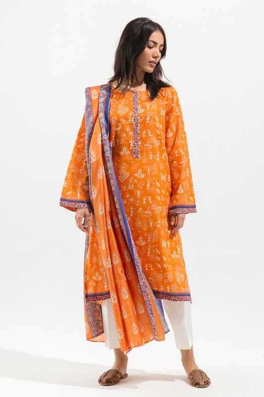 PRINTED SHIRT WITH DUPATTA