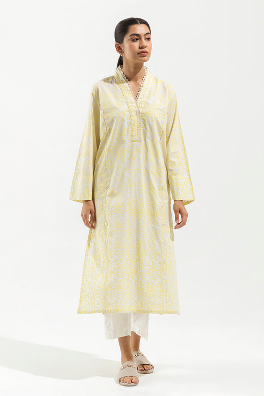 BASIC PRINTED VISCOSE SHIRT (PRET)