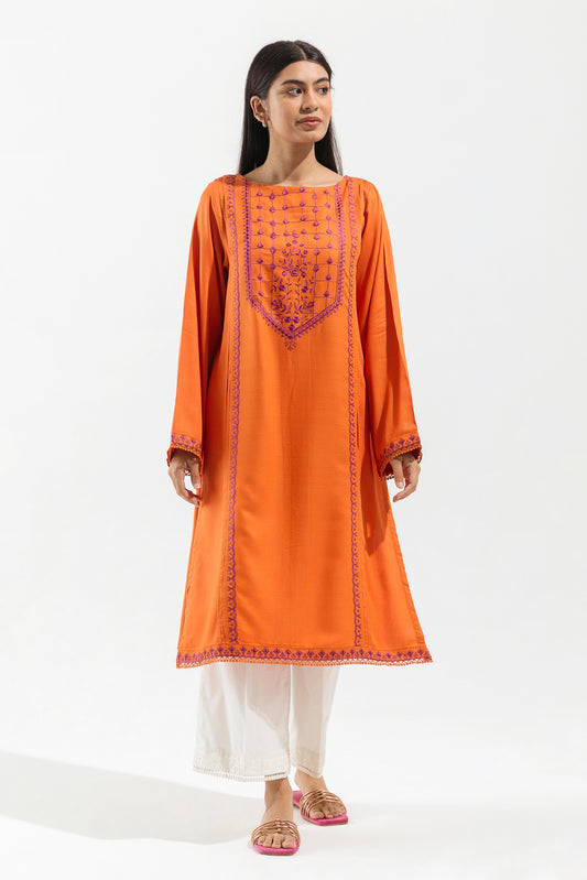 EMBROIDERED VISCOSE SHIRT (PRET)