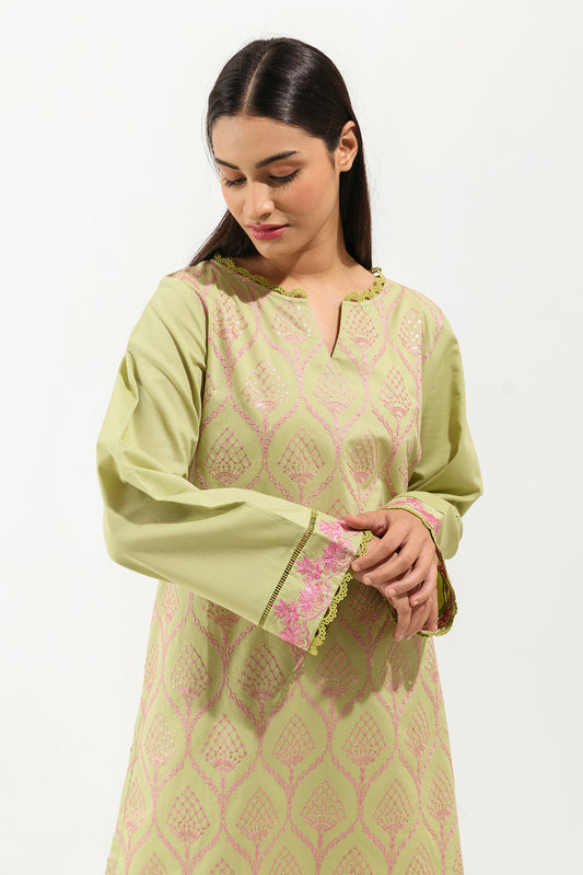 EMBROIDERED LAWN SHIRT (PRET)