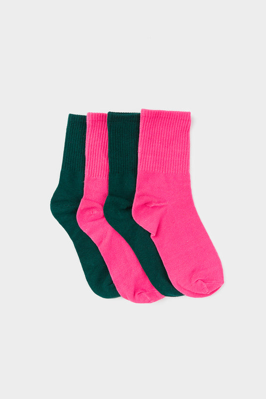 2-PACK QUARTER SOCKS