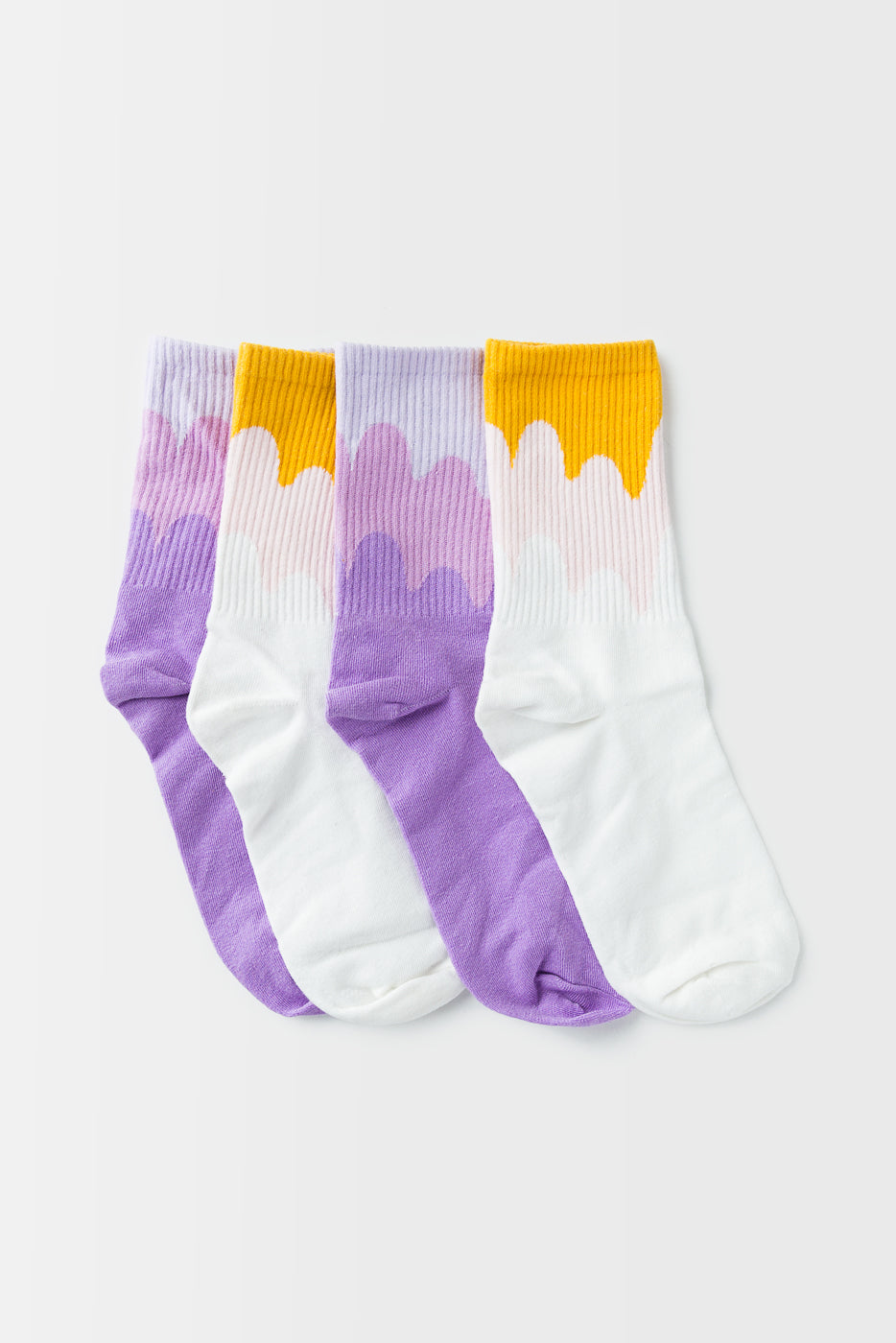 2-PACK MULTICOLORED SOCKS