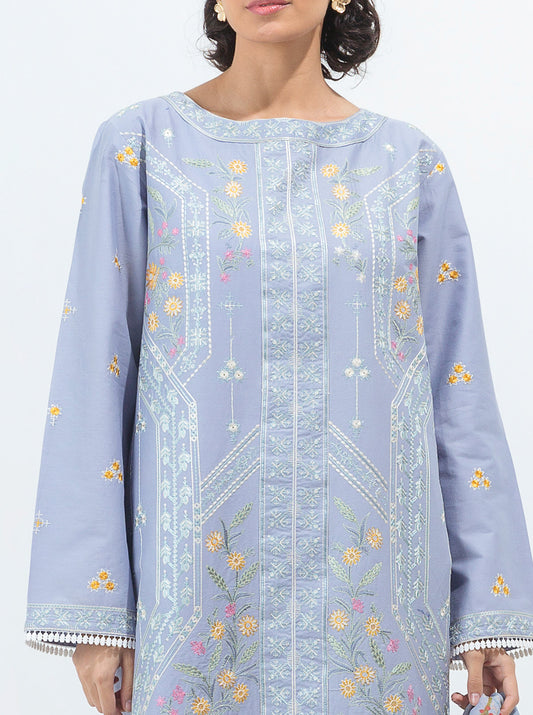 EMBROIDERED SHIRT WITH DUPATTA