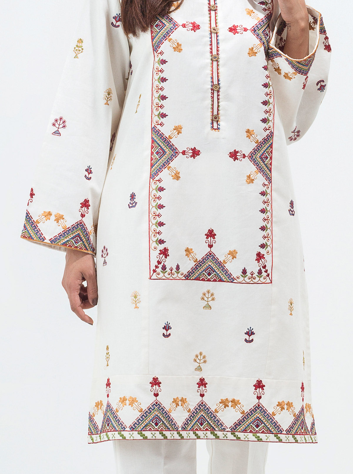 EMBROIDERED SHIRT WITH PANT