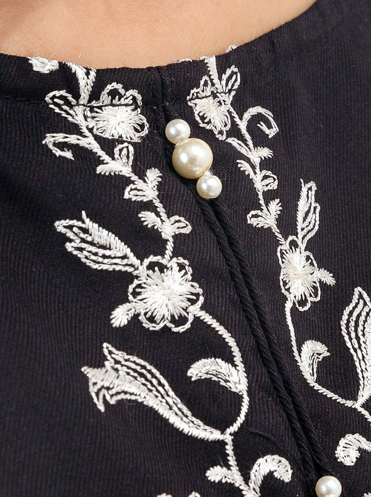 EMBROIDERED YARN DYED SHIRT (PRET)