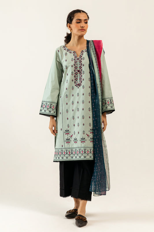 EMBROIDERED SHIRT WITH DUPATTA