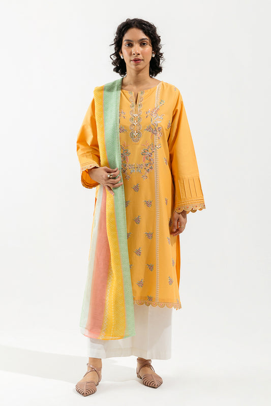 EMBROIDERED SHIRT WITH DUPATTA