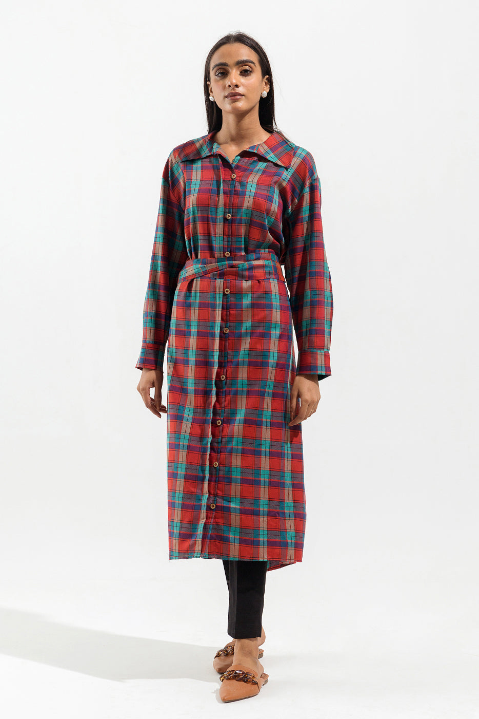 BASIC FLANNEL DRESS (PRET)