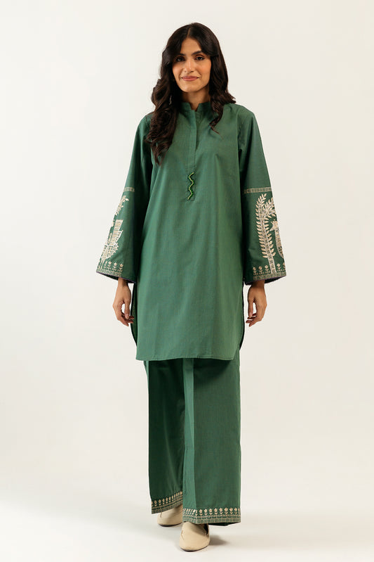 Embroidered Shirt With Pant